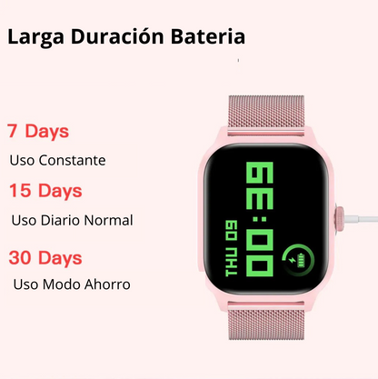 Combo Smartwatch + Audífonos Inalámbricos Bluetooth