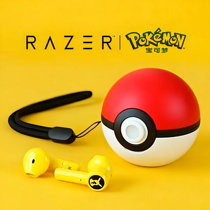 Audífonos Inalámbricos Pikachu Razer Edición Limitada - Sonido Hi-Fi y Diseño Pokébola Pokémon