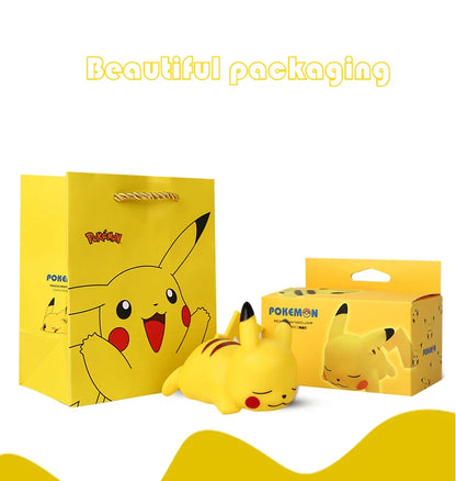 Lámpara Nocturna Pikachu Pokémon LED - Juguete Luminoso para Niños y Regalo de Cumpleaños