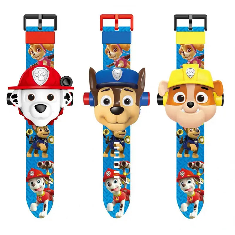 Reloj Paw Patrol 3D Proyecta Imágenes