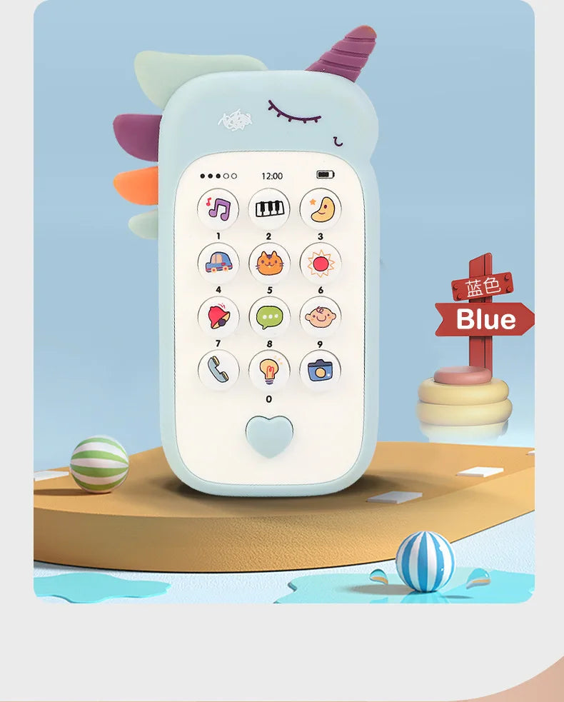 Juguete de Teléfono Interactivo con Sonido Musical para Bebé