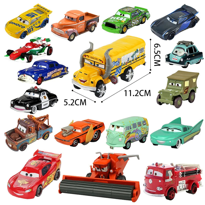 Autito Pelicula Cars Mini Racer, Metalico A Eleccion Coleccionable