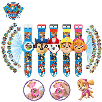 Reloj Paw Patrol 3D Proyecta Imágenes