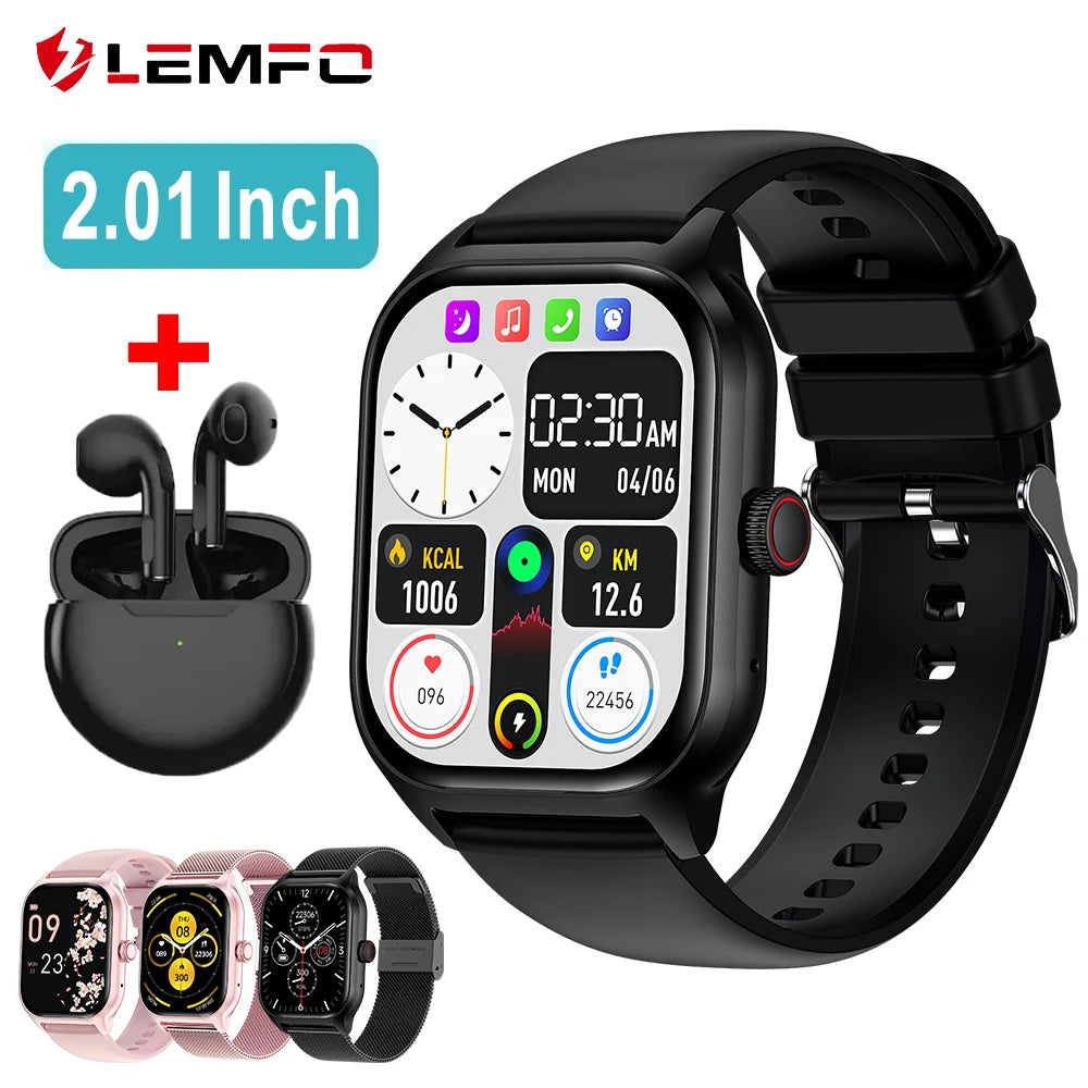 Combo Smartwatch + Audífonos Inalámbricos Bluetooth