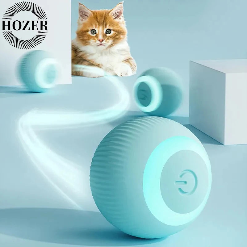 Pelota Inteligente para Gatos y Perros - Juguete Automático Interactivo, Silencioso y Resistente, Ideal para Mascotas Activas