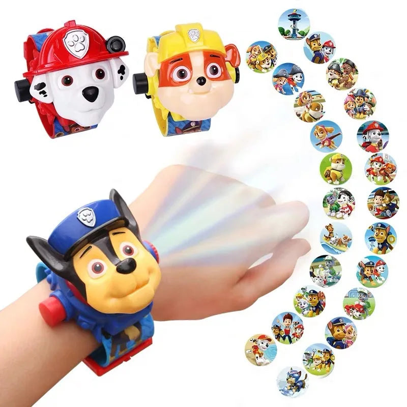 Reloj Paw Patrol 3D Proyecta Imágenes