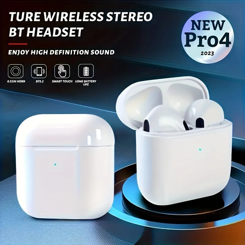 Audífono Bluetooth Air Pro 4 - Compatible Android y IOS