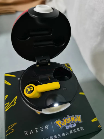 Audífonos Inalámbricos Pikachu Razer Edición Limitada - Sonido Hi-Fi y Diseño Pokébola Pokémon