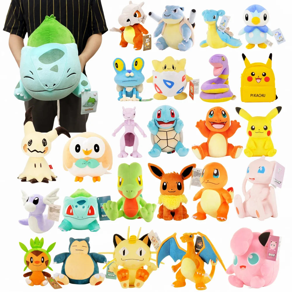 Peluches Pokémon Oficiales - 47 Diseños Únicos para Coleccionar