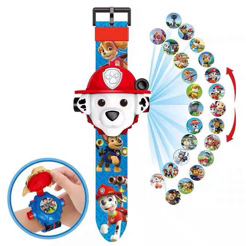 Reloj Paw Patrol 3D Proyecta Imágenes