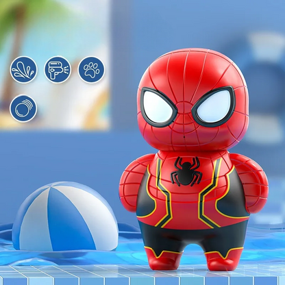 Pistola de Agua Marvel - Spiderman, Iron Man o Capitán América