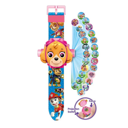 Reloj Paw Patrol 3D Proyecta Imágenes