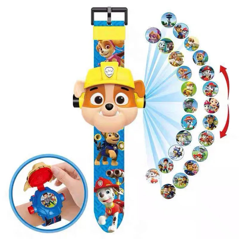 Reloj Paw Patrol 3D Proyecta Imágenes