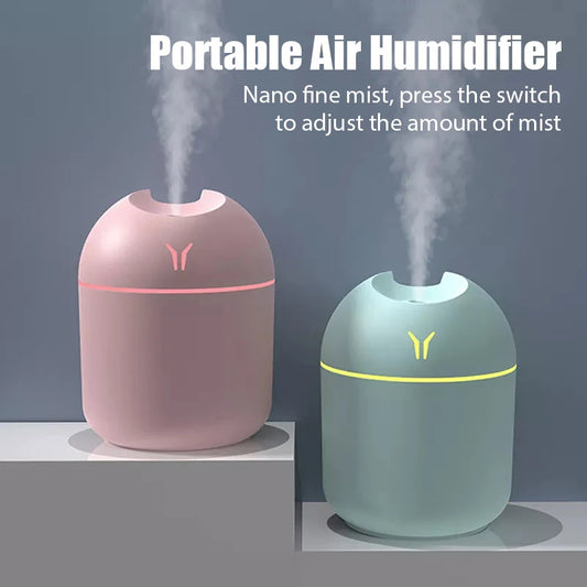 Mini Humidificador y Difusor Silencioso para Aromaterapia en el Hogar