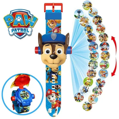 Reloj Paw Patrol 3D Proyecta Imágenes